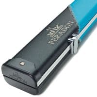 3/4 Halo cue case - Black & Sky Blue striped