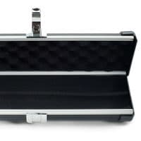 3/4 Halo cue case - Black & Sky Blue striped