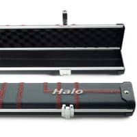 3/4 Halo cue case - Black with Red stitching