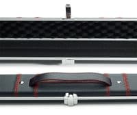3/4 Halo cue case - Black with Red stitching