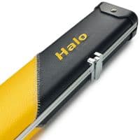 3/4 Halo cue case - Black & Yellow striped