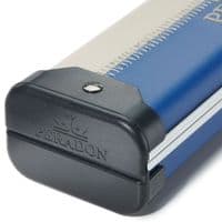 3/4 Halo cue case - Blue & Cream patchwork