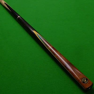 3/4 Master snooker cue M8 Hand spliced Ash, Ebony & Amboyna (A)