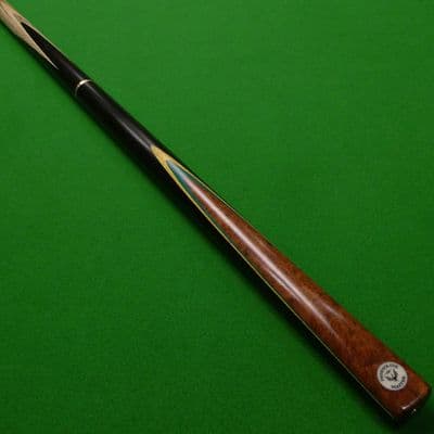 3/4 Master snooker cue M8 Hand spliced Ash, Ebony & Amboyna (C)