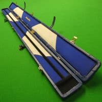 3/4 Maximus cue case Blue Patch