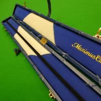 3/4 Maximus cue case Blue Patch