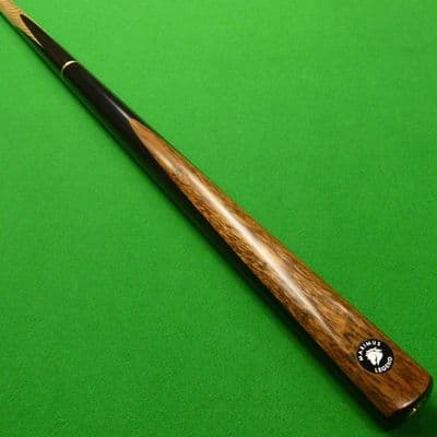 3/4 Maximus Legend Snooker cue - Ash, Ebony & Lava wood