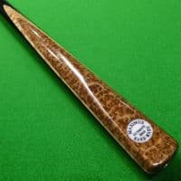 3/4 Maximus Ultimate snooker cue 3943 Ultimate Ash shaft, Ebony & Thai burr
