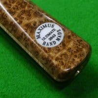 3/4 Maximus Ultimate snooker cue 3943 Ultimate Ash shaft, Ebony & Thai burr