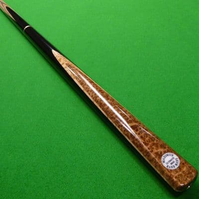 3/4 Maximus Ultimate snooker cue 3943 Ultimate Ash shaft, Ebony & Thai burr