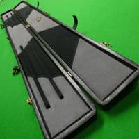 3/4 Peradon Leather cue case wide - Black