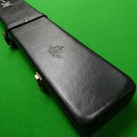 3/4 Peradon Leather cue case wide - Black