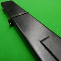 3/4 Peradon Leather cue case wide - Black