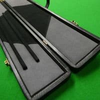 3/4 Peradon Leather cue case wide - Black