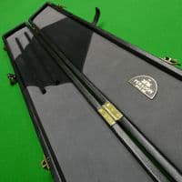 3/4 Peradon Leather cue case wide - Black