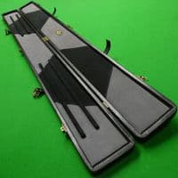 3/4 Peradon Leather cue case wide - Black