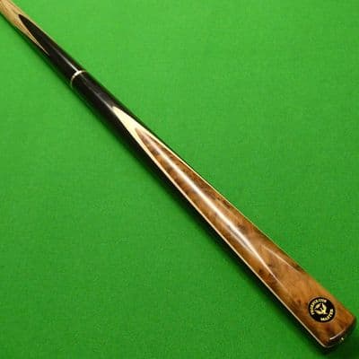 3/4 Phoenix Master snooker cue Hand spliced Ash, Ebony & Thuya Burr - 57.75