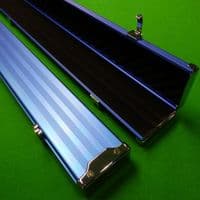 3/4 Pro Line Blue Aluminium cue case wide (3 Section)