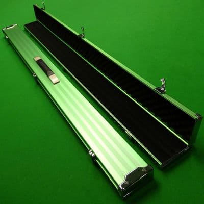 3/4 Pro Line Green Aluminium cue case wide (3 Section)