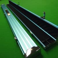 3/4 Pro Line Light Blue Aluminium cue case
