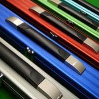 3/4 Pro Line Light Blue Aluminium cue case