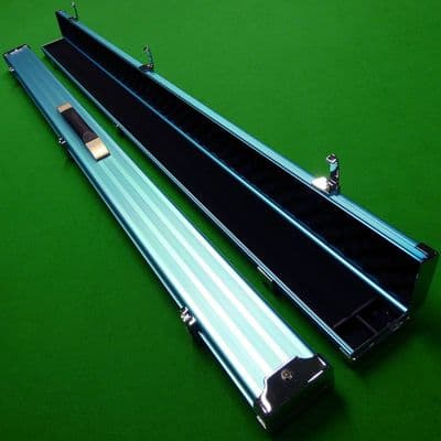 3/4 Pro Line Light Blue Aluminium cue case