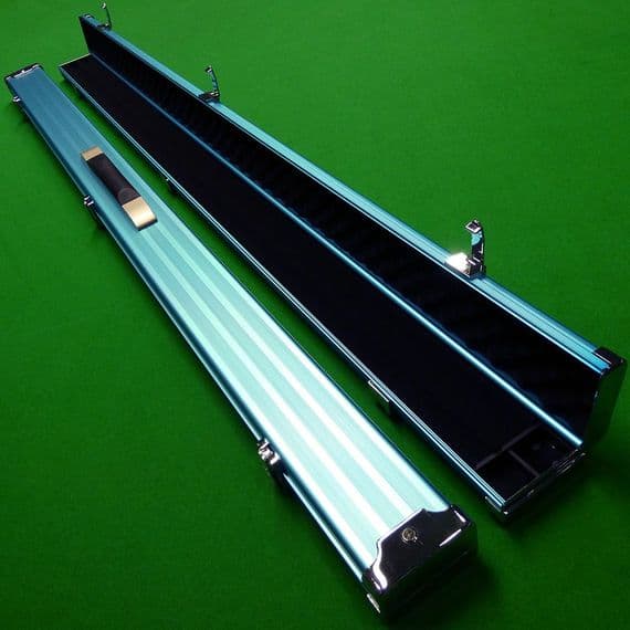 3/4 Pro Line Light Blue Aluminium cue case