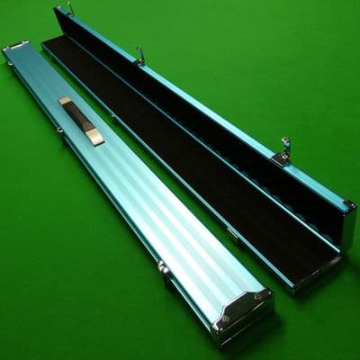 3/4 Pro Line Light Blue Aluminium cue case wide (3 Section)