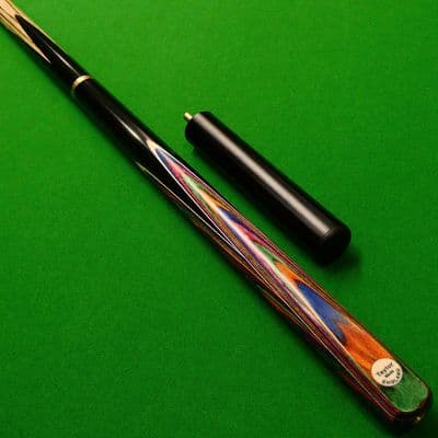 3/4 Taylor Rainbow Hand Spliced Snooker cue + Mini butt