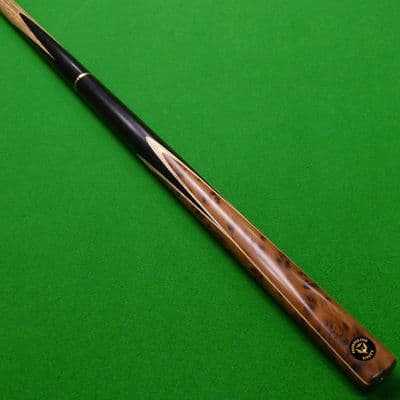 3/4 Unity 24 snooker cue Hand spliced Ash, Ebony & Thuya Burr (B)