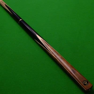 3/4 Unity 40 snooker cue Hand spliced Ash, Ebony & Champhor Burl (B)