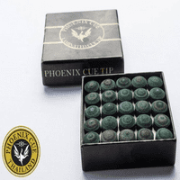 3 x Phoenix black laminated cue tips