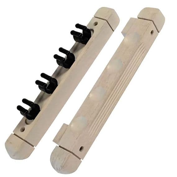 4 Way Cue Rack - white