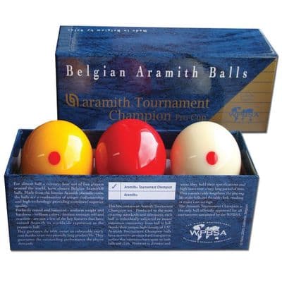 Aramith Pro Cup Tournament Champion Billiard balls 2 & 1/16