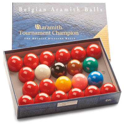 Aramith Tournament champion snooker balls 2 1/16th 