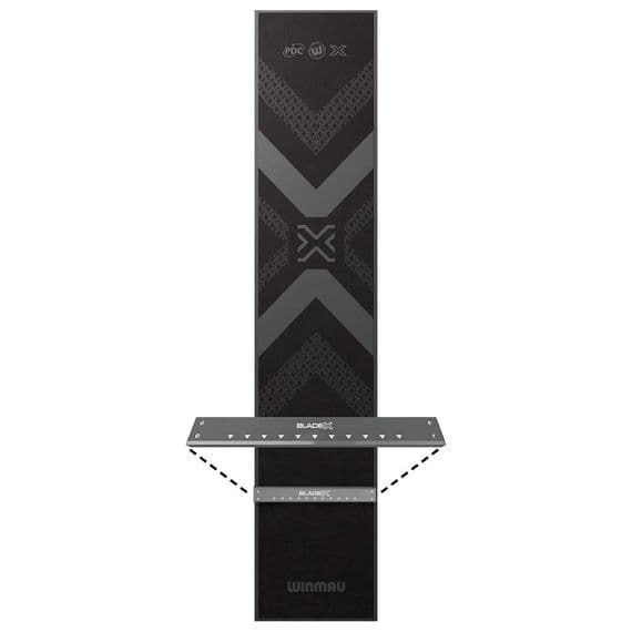 Blade X Soft Feel Dart Mat & Integrated Oche