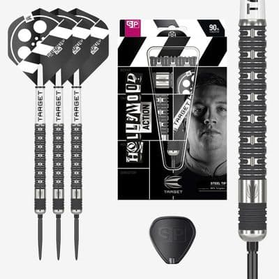 Chris Dobey Hollywood Action SP darts set 90% Tungsten