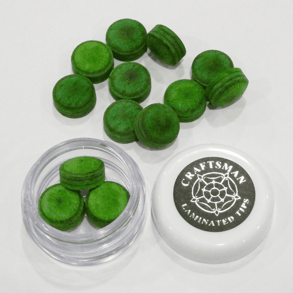 Craftsman Pro Green Laminated Cue Tips