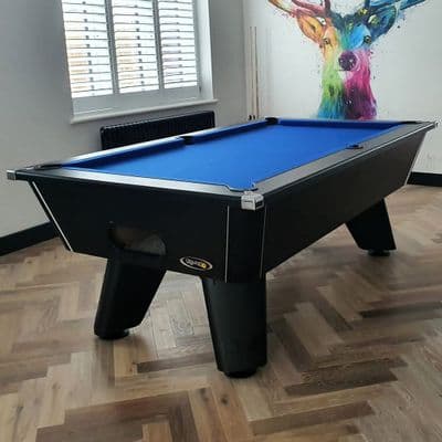 Cry Wolf Slate Bed Pool Table – Black - Delivery within 8 weeks