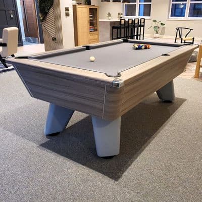 Cry Wolf Slate Bed Pool Table – Driftwood - Delivery within 8 weeks