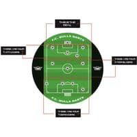 Football Bristle Dartboard