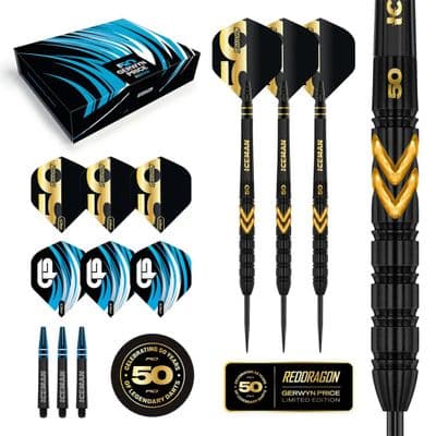Gerwyn Price - 50 Years player Limited Edition darts set