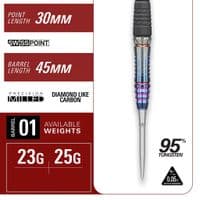 Haruki Muramatsu Rising Sun G10 SP darts set 95% Tungsten