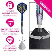 Haruki Muramatsu Rising Sun G10 SP darts set 95% Tungsten