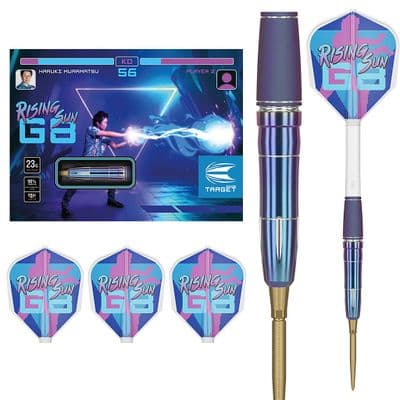 Haruki Muramatsu Rising Sun G8 SP darts set 90% Tungsten 23g