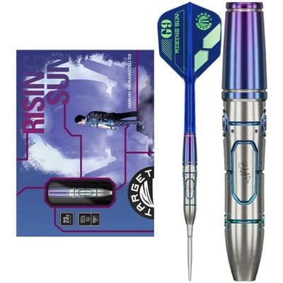 Haruki Muramatsu Rising Sun G9 dart set 95% Tungsten 23g NO GROOVE
