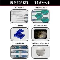 KZ Series Ceros 01 SP darts set 90% Tungsten - Fish Scales