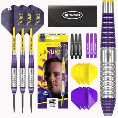 Luke Littler darts set brass 22g