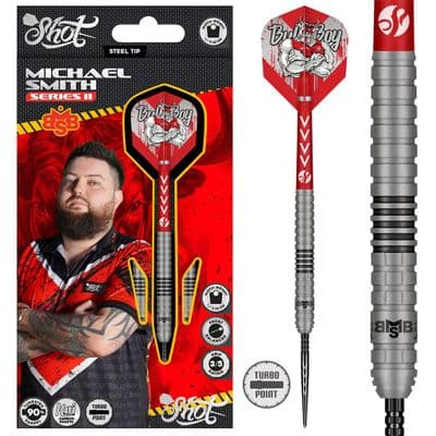 Michael Smith Series II Steel Tip darts set - 90% Tungsten