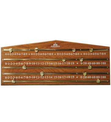 Peradon Snooker Marking Board / Scoreboard Oak finish